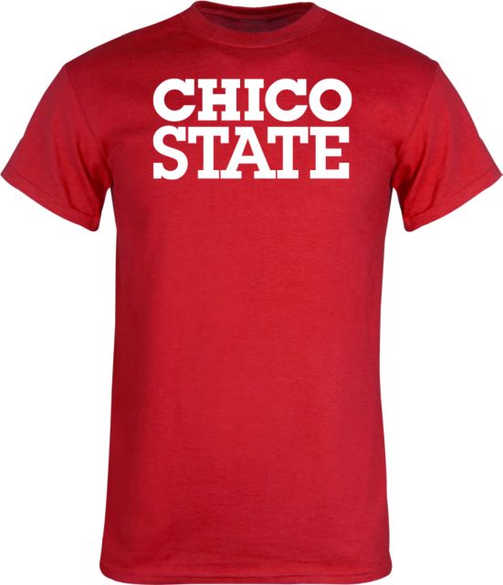 Chico State T Shirt Chico State Stacked - ONLINE ONLY